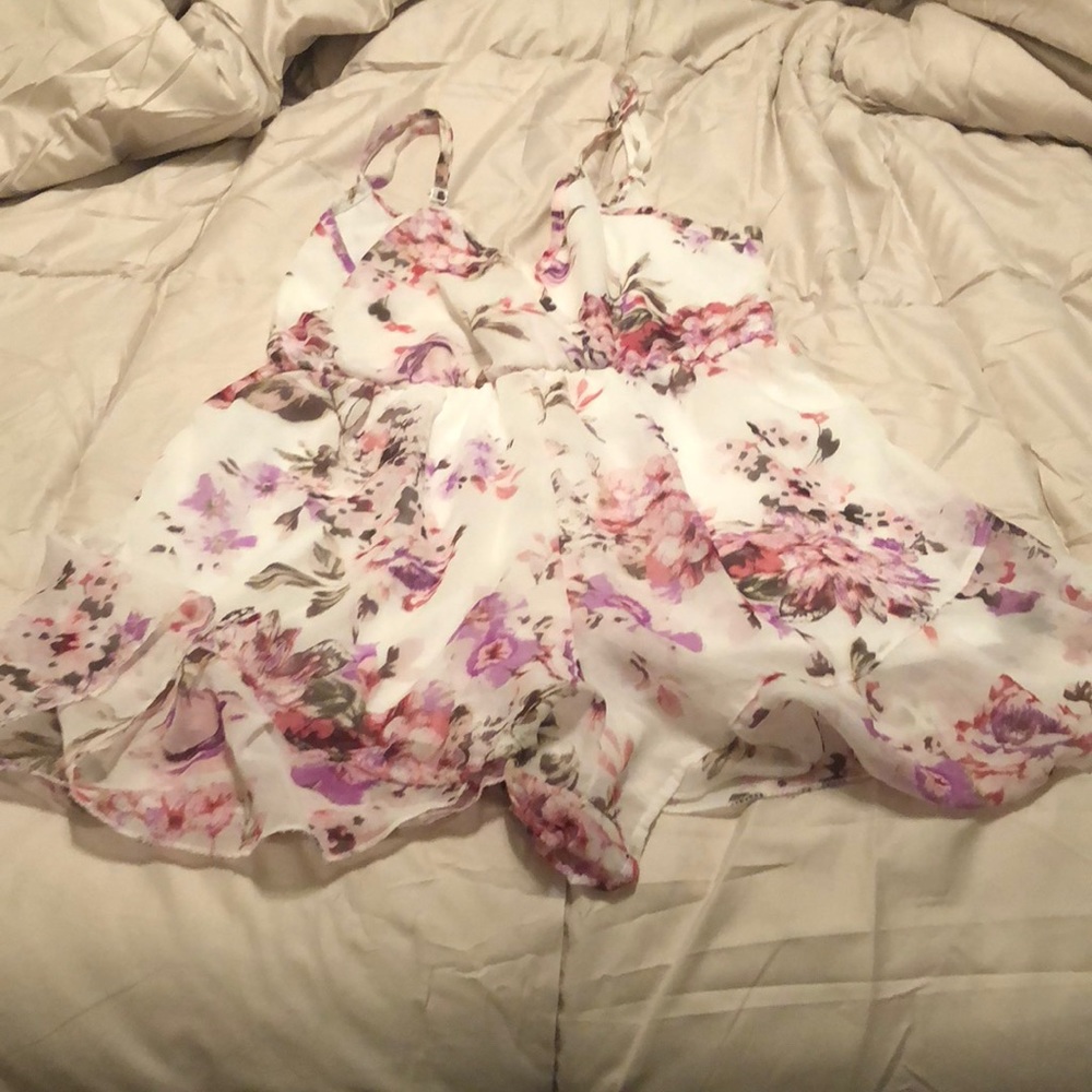 Beautiful flowered romper